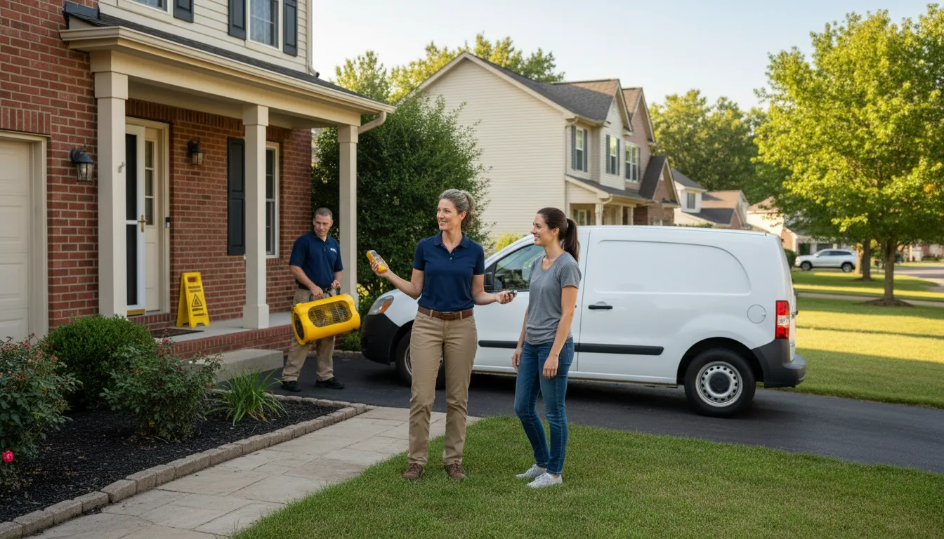 Water restoration image for Water Damage & Restoration Services in Mingo Junction, OH